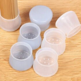 Masa ve Sandalye Ayak Koruyucu Silikon 12 Adet (4172)