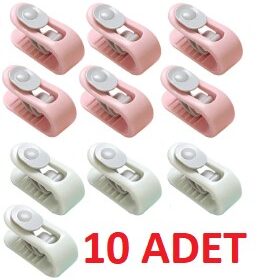Mandallı Yorgan Sabitleme Klipsi 10 Adet (4172)