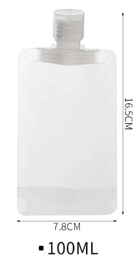 3 Adet 100ml Krem Şampuan Kabı Tekrar Kullanılabilir Set (4172) - Görsel 4