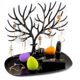 Siyah Geyik Tasarımlı Takı Mücevher Standı (4172)