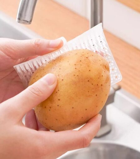 Çok Amaçlı Sebze ve Meyve Temizleme Patates Soyma Fırçası (4172)
