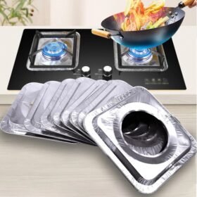 Kare Ocak Üstü Yağ Koruyucu Alüminyum Levha 23*23 cm 10 Adet (4172)