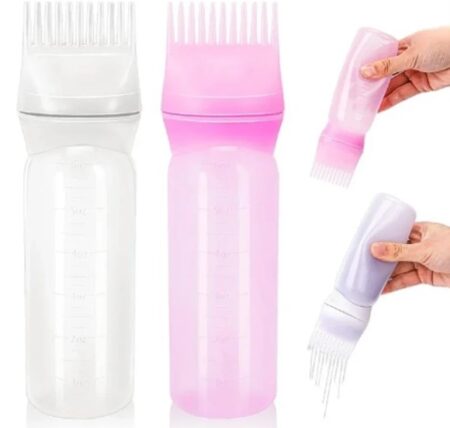 Taraklı Saç Boyama ve Bakım Yağı Uygulama Şişesi (4172)