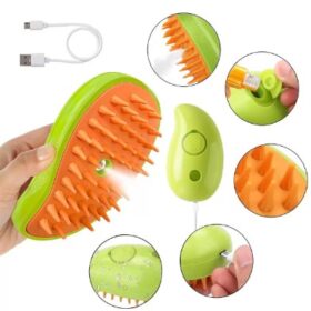 Şarjlı Soğuk Buharlı Kedi Köpek Fırçası Tarağı (4172)