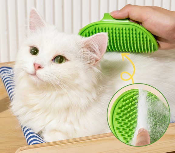 Hayvan Tüy Toplama Yıkama ve Köşe Kaşınma Silikon Fırçası (4172)