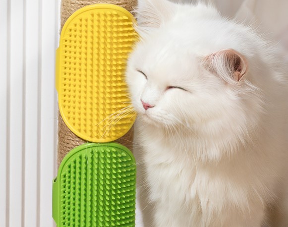 Hayvan Tüy Toplama Yıkama ve Köşe Kaşınma Silikon Fırçası (4172) - Görsel 4