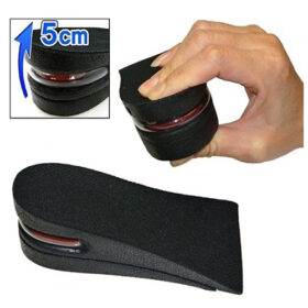 Hava Yastıklı Tabanlık (5 CM) (SİYAH) (4172)