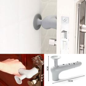 Silikon Duvar Koruyucu Kapı Stoperi GRİ (4172)