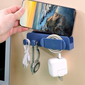 Pratik Kablo Düzenleyici ve Telefon Şarj Standı (4172)