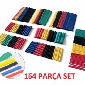 164 Parça Set Isıyla Daralan Makaron Kablo Koruyucu Kılıf (4172)