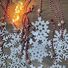 Ahşap Yılbaşı Ağaç Süsü-BY15 (4172)