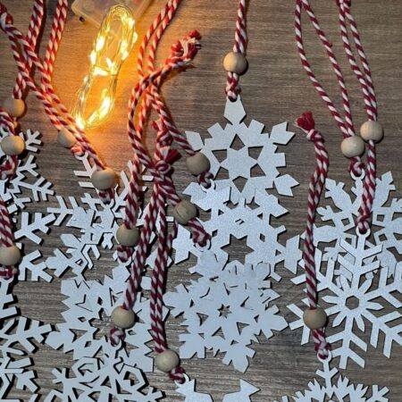 Ahşap Yılbaşı Ağaç Süsü-BY15 (4172)