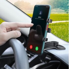 Araba Gösterge Üstüne Takılan 360 Oynar Başlıklı Telefon Tutucu (4172)