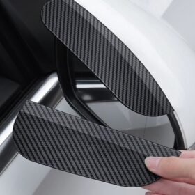 Araba Ayna Yağmur Koruyucu Siper Karbon Desenli (4172)