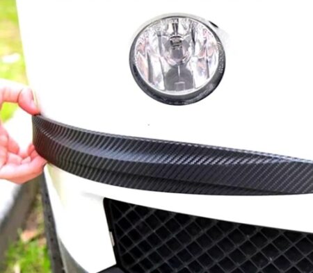 Araba Tampon Koruyucu Karbon Desenli Siyah Beyaz (4172)
