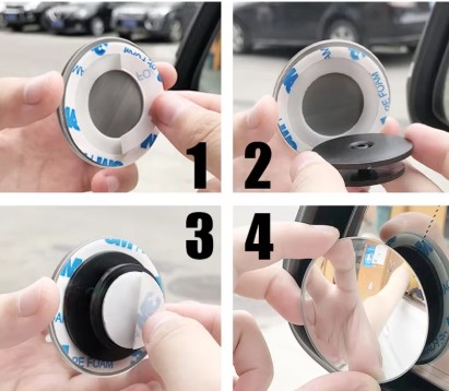 Çerçevesiz Ayarlanabilir Kör Nokta Aynası 2 li (4172) - Görsel 4