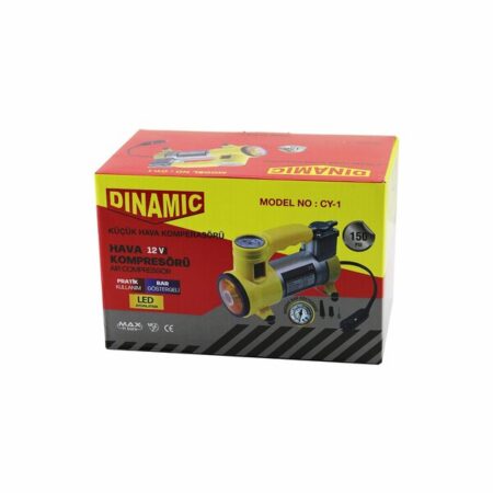 OTO - ARAÇ HAVA KOMPRESÖRÜ KAMYON - OTOBÜS - DC/12V-13.5V - 15Amp - 150PSI - BAR GÖSTERGE - LED AYDINLATMA CY-1  (4172)