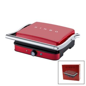 KIRMIZI IZGARA VE TOST MAKİNESİ AYARLANABİLİR ISI 180 DERECE AÇILABİLİR ÜST GÖVDE SSM-2571 (4172)