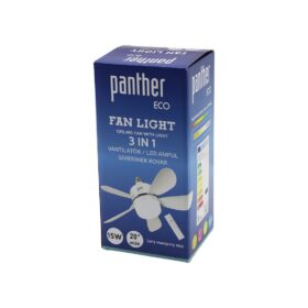 3İN1 VANTİLATÖR - LED AMPUL - SİVRİSİNEK KOVAR KUMANDALI 20 İNÇ 15W 3-KADEME HIZ 18X52CM BRKT-137252 (4172)