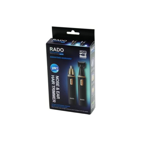 KARE GÖVDE - KAPAKLI 2 BAŞLIK BURUN-KULAK-YANAK KIL TÜY ALMA- FAVORİ-ENSE ÇİZİM MAKİNESİ USB ŞARJLI RD-3138 (4172)