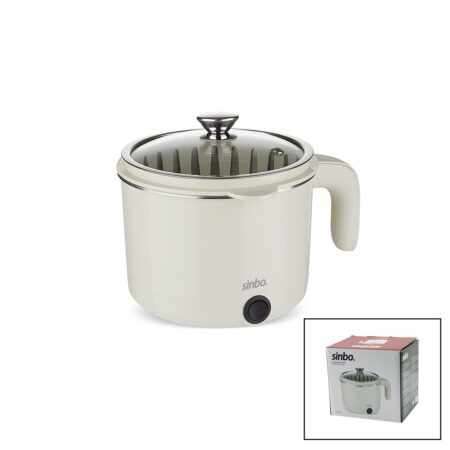 ELEKTRİKLİ ÇOK FONKSİYONLU PİŞİRİCİ PASLANMAZ ÇELİK TENCERE 800ML SCO-5063 (4172)