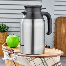 2LT 304 ÇELİK K MODEL TERMOS INOX SERİSİ12 SAAT SICAK - 24 SAAT SOĞUKÇİFT CONTALI KAPAK (4172)