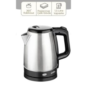 ÇELİK KETTLE 1.7LT GİZLİ REZİSTANS - KABLOSUZ SK-8015 (4172)