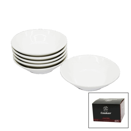 CKR-4144 6 PARÇA  PORSELEN ÇAY TABAK (4172)