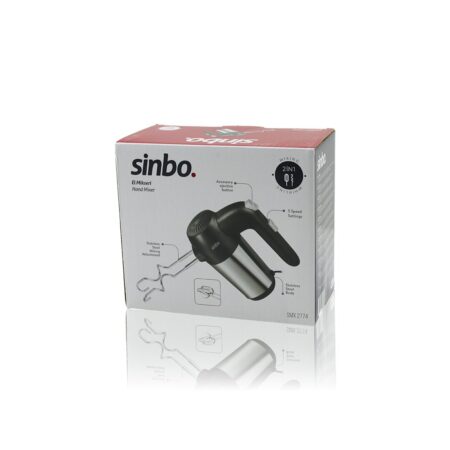 EL MİKSERİ 2İN1= KARIŞITMA - ÇIRPMA APARATI 5 KADEME HIZ AYARI PASLANMAZ ÇELİK GÖVDE 200W SMX-2774 (4172)