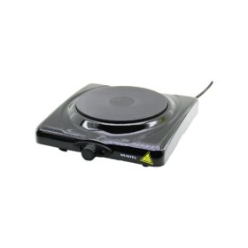SİYAH TEK GÖZLÜ ELEKTRİKLİ OCAK HOTPLATE 1500W AYARLANABİLİR TERMOSTAT KOLAY TEMİZLENEBİLİR UYARI LAMBASI LX-7115 (4172)