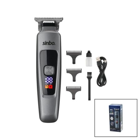 USB ŞARJLI - LCD GÖSTERGELİ SAÇ - SAKAL KESME TRAŞ MAKİNESİ İKİ FARKLI HIZ - 150 DK. ÇALIŞMA SÜRE  SHC-1910 (4172)