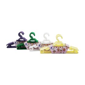 6PCS LÜKS PLASTİK RENKLİ MOBLEN ÇOCUK ELBİSE ASKI (K0)