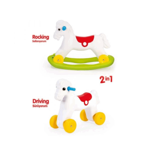 7078 Dolu, Sallanan Tekerlekli At - Görsel 2