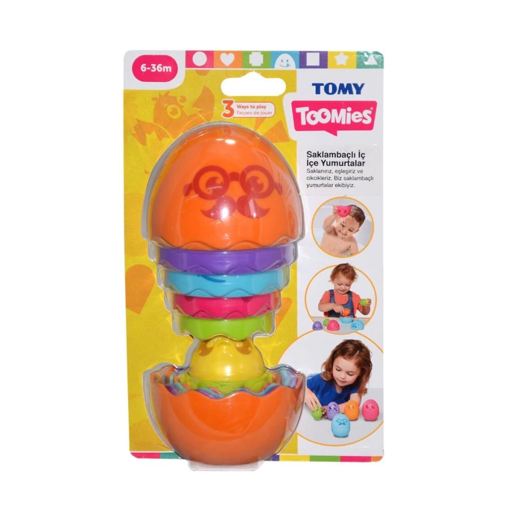 Çocuk 73080 Tomy İç İçe Yumurtalar 6-36 ay - Görsel 2