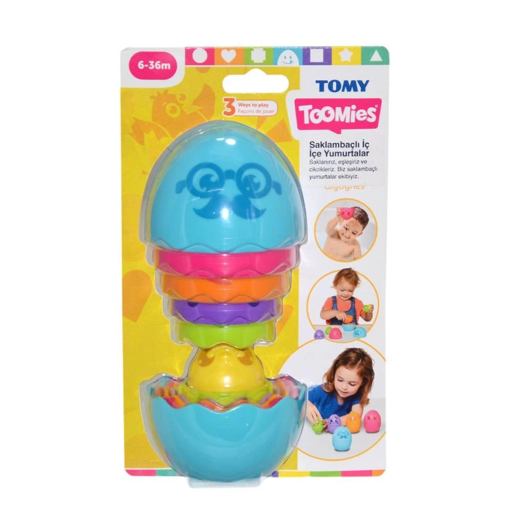 Çocuk 73080 Tomy İç İçe Yumurtalar 6-36 ay - Görsel 3