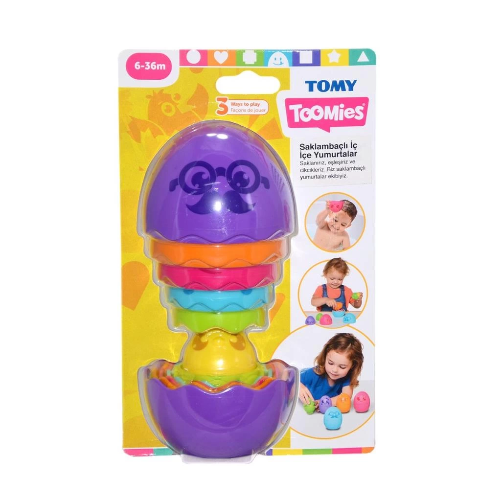 Çocuk 73080 Tomy İç İçe Yumurtalar 6-36 ay - Görsel 4