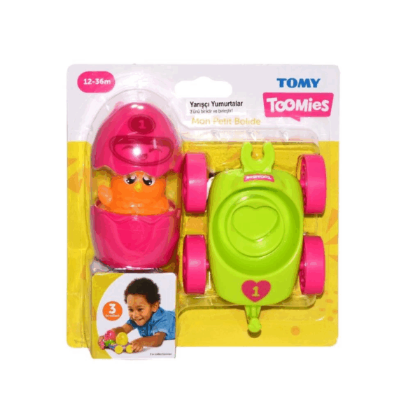 Çocuk 73088 Tomy Yarışcı Yumurtalar 12-36 ay - Görsel 3