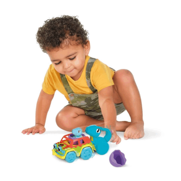 Çocuk 73251 Tomy - Jurassic World Dino ve Renkli Araç - Toomies +12 ay - Görsel 4