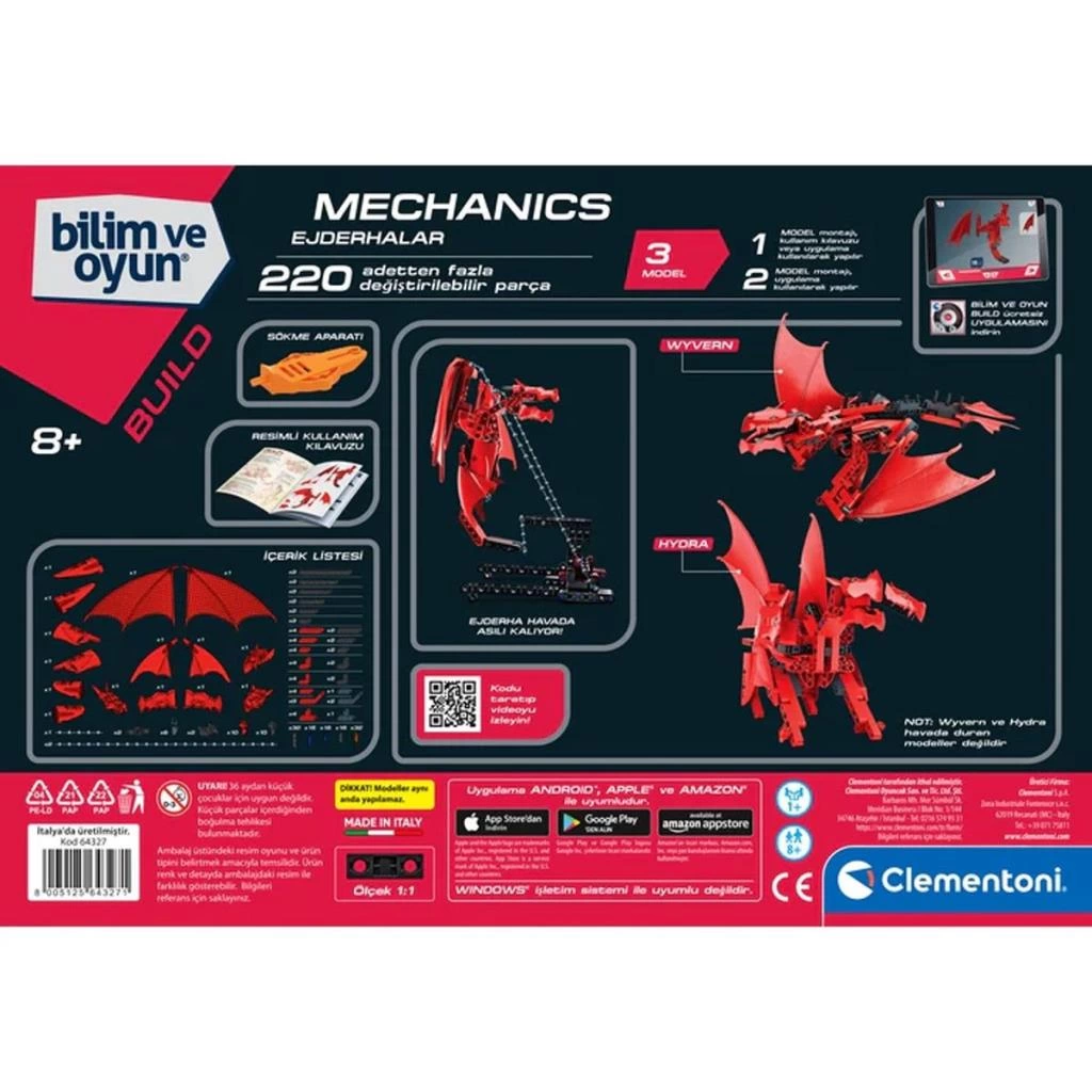 Çocuk 75065TR Mekanik Laboratuvarı - Uçan Ejderha +8 yaş - Görsel 3