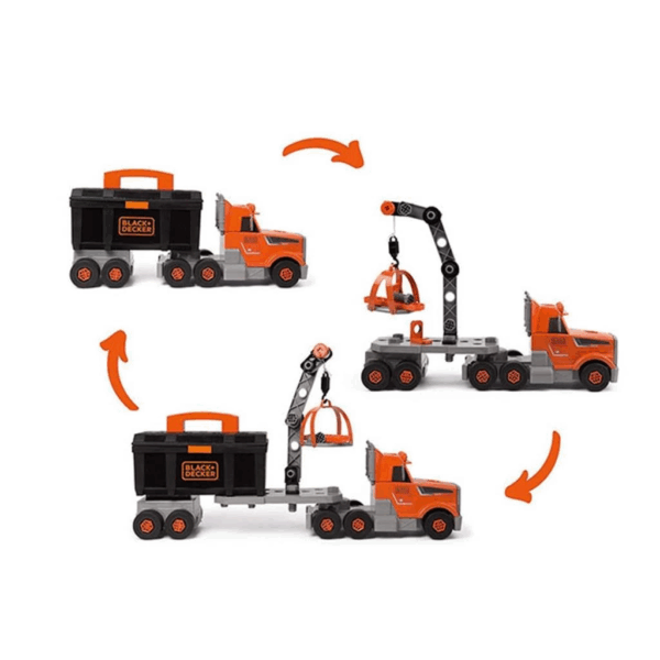 Çocuk 7600360175 Black Decker Brikolo Kamyon -Smoby - Görsel 3