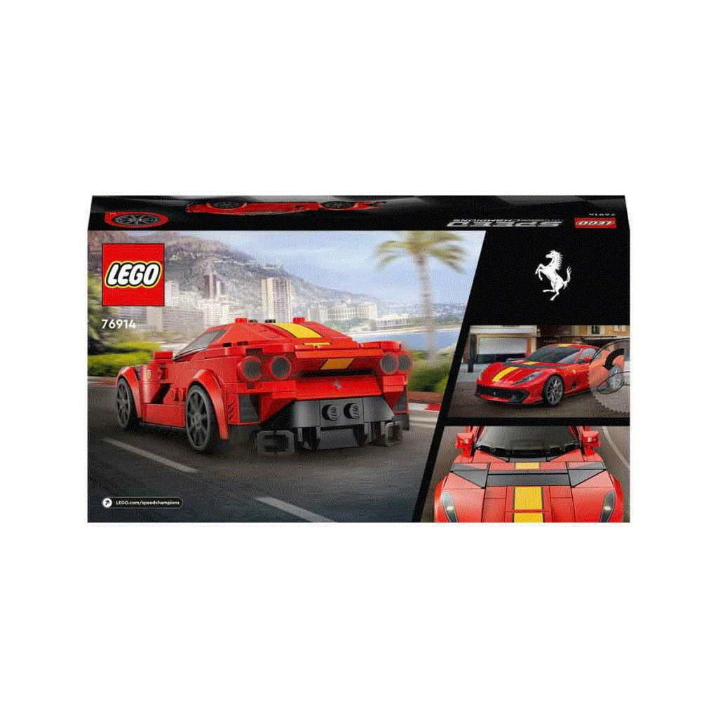 76914 ® Speed Champions - Ferrari 812 Competizione 261 parça +9 yaş - Görsel 2