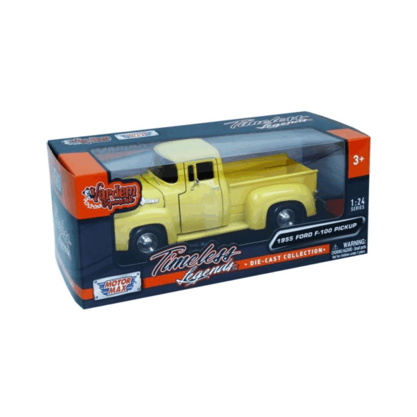 79341  Ford F-100 Pick Up 1:24 1955 Model Araba -Vardem - Görsel 3