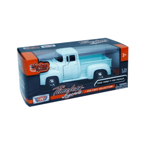 79341  Ford F-100 Pick Up 1:24 1955 Model Araba -Vardem - Görsel 4