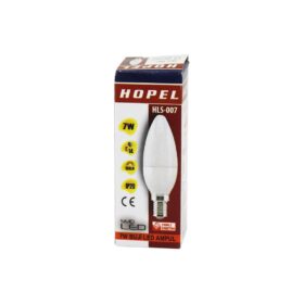 7W - E14 BUJİ LED MUM AMPUL 630LM  HLS-007 (K0)