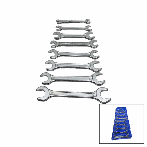 8 PARÇA  AĞZI AÇIK 6-22MM ANAHTAR TAKIMI (K0)