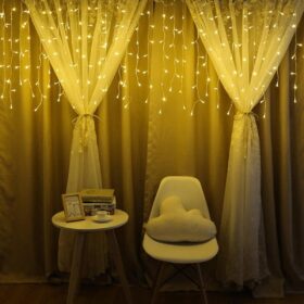 8 Fonksiyonlu 16 Saçaklı Perde Led 3 x 1 (Günışığı) (K0)