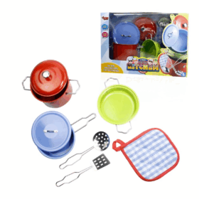 8 Parça Emaye Tencere Tava Set