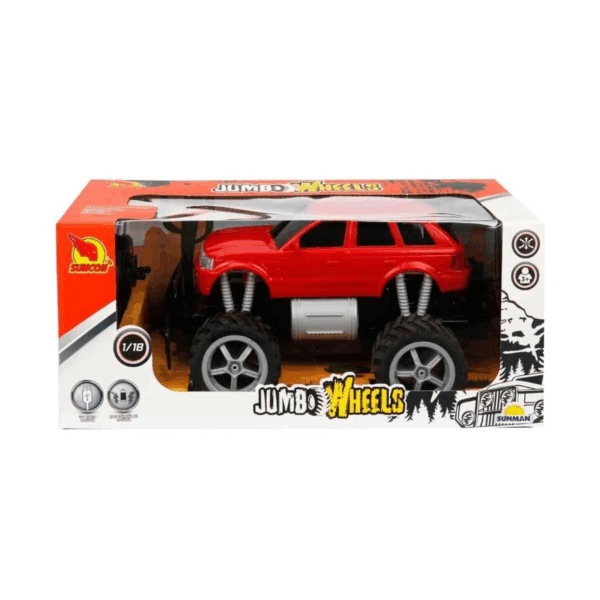 Çocuk 80012 1:18 Uzaktan Kumandalı Jumbo Wheels Usb Şarjlı Araba - Görsel 2