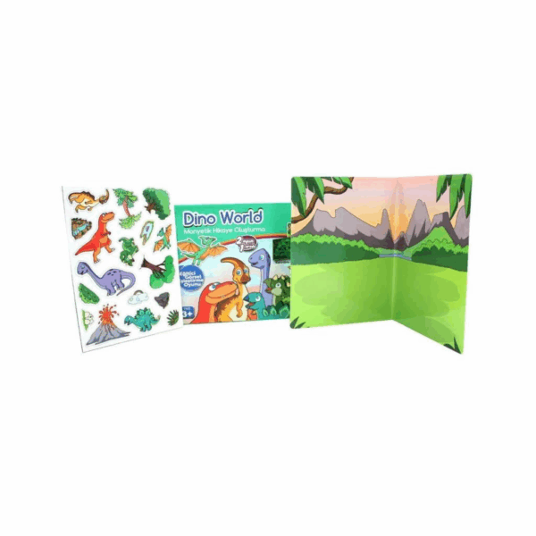 Çocuk 83915 Dino World Manyetik Hikaye Oluşturma - Görsel 3
