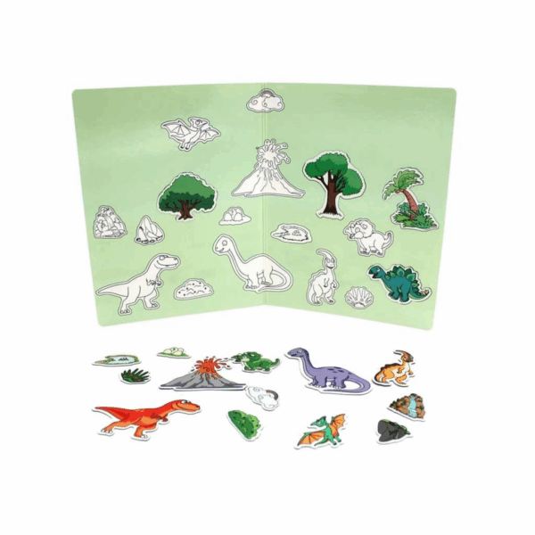 Çocuk 83915 Dino World Manyetik Hikaye Oluşturma - Görsel 4